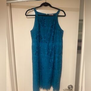 Lily Pulitzer EUC teal lace dress
